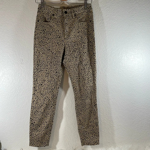 VOLCOM LIBERATOR HIGH RISE JEANS - ANIMAL PRINT SIZE 27 - Picture 5 of 15